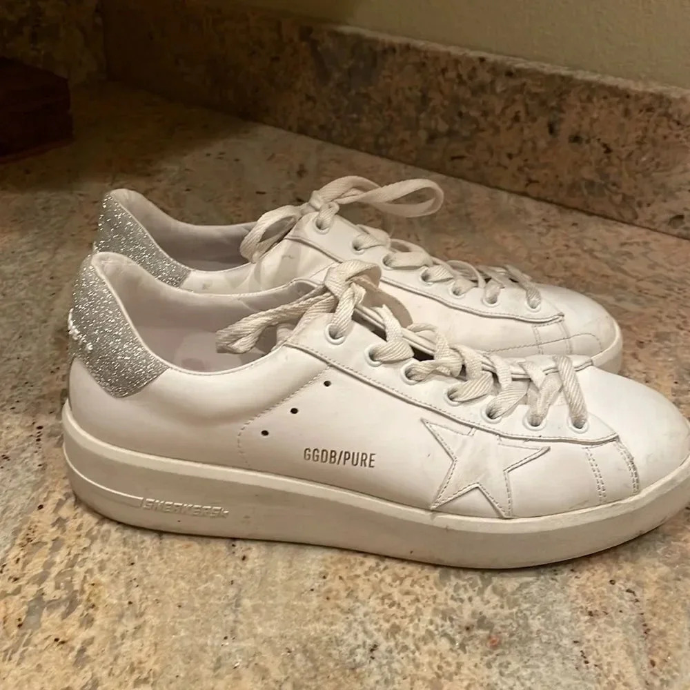 Golden Goose woman’s size 10 sneakers - Picture 8 of 14